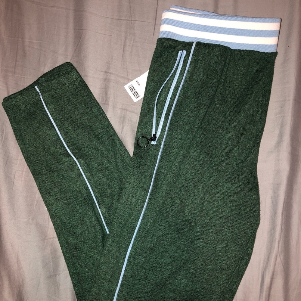 Green joggers